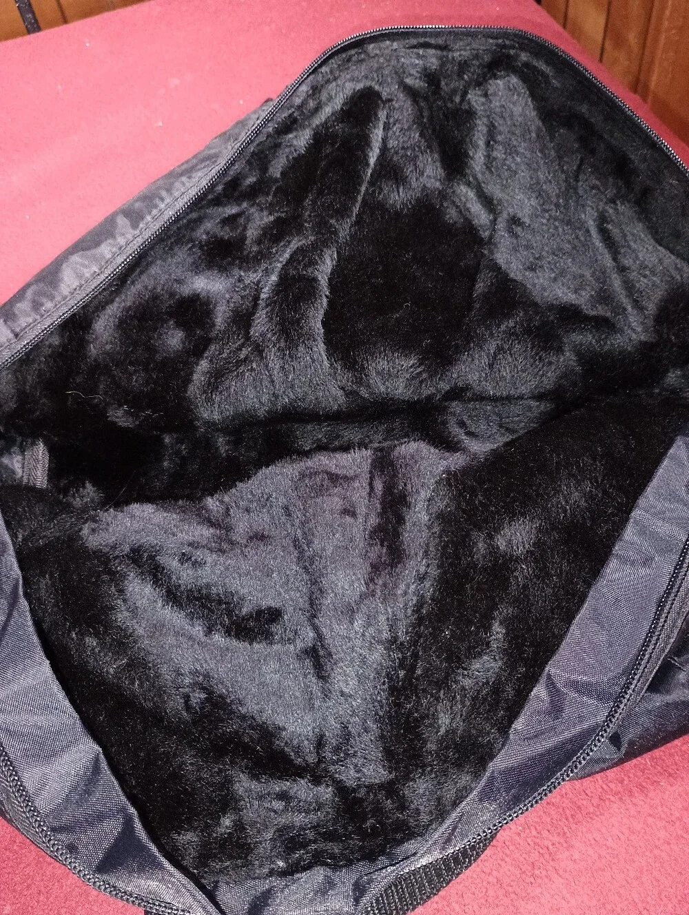 Black Tour Master Motorcycle Helmet Bag Fleece lined